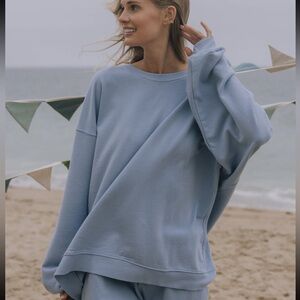 Daily Drills Crew & Joggers Set-Mist